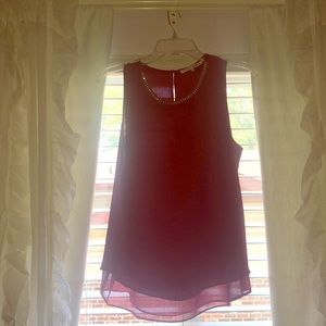 Violet and Claire top